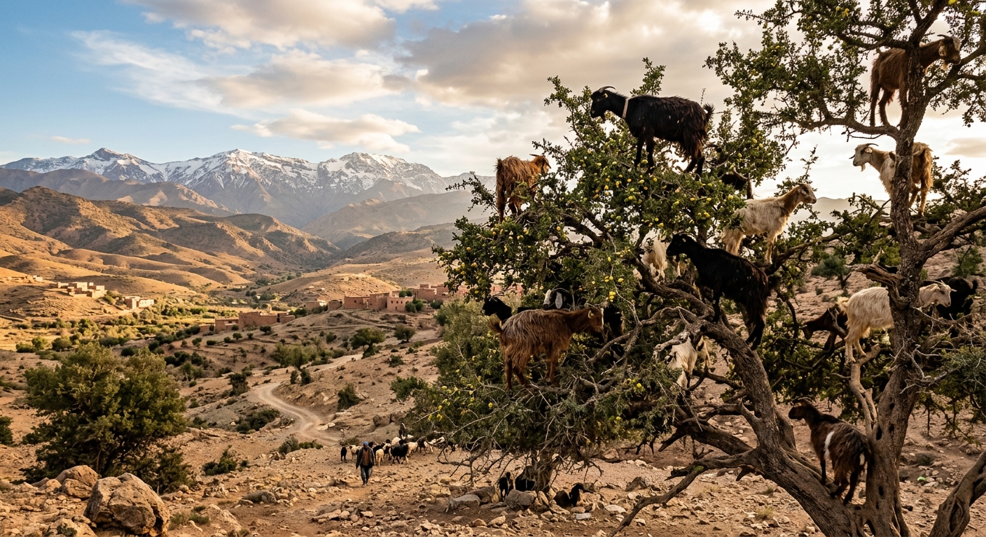 Argan tree landscape