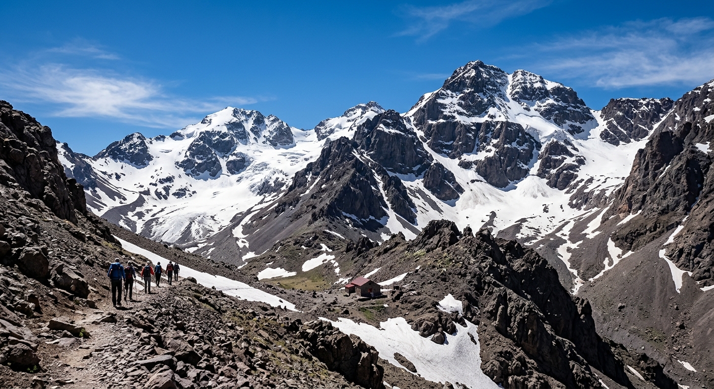 Toubkal glacier
